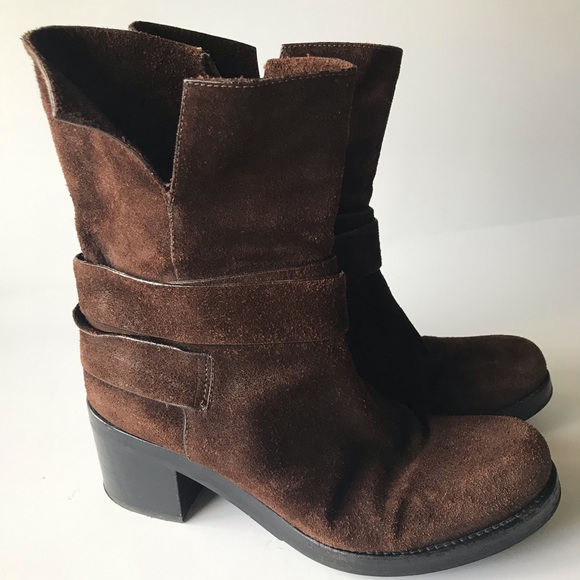 Roberto Del Carlo Brown Suede Boots - Picture 4 of 13